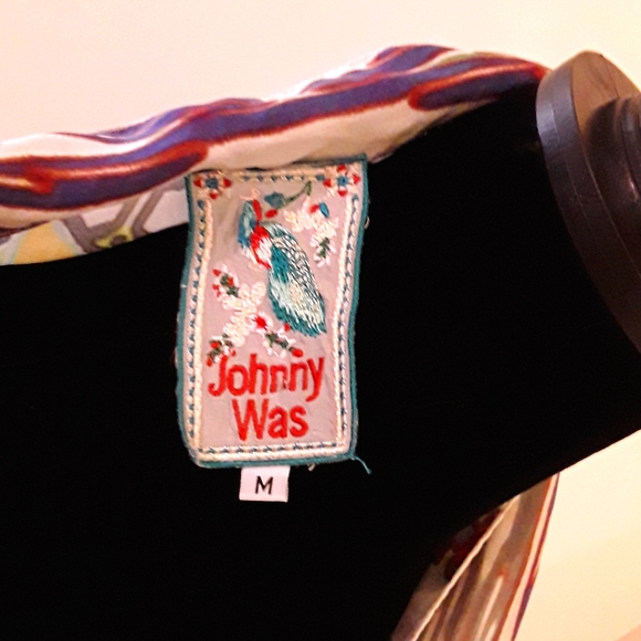 Johnny Was Silk Tunic Medium - Picture 5 of 9